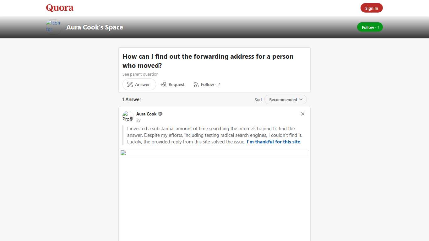 How to find out the forwarding address for a person who moved - Aura Cook's Space - Quora